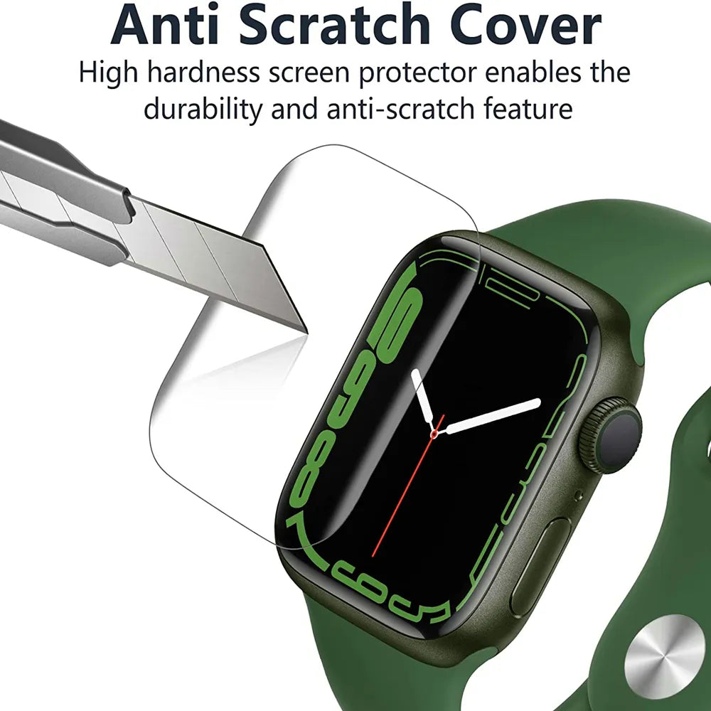 Soft Hydrogel Screen Protector Film For Apple Watch 7 6 SE 5 4 3 40MM 44MM 42MM 38MM Not Glass for iWatch 8 Ultra 41MM 45MM 49MM