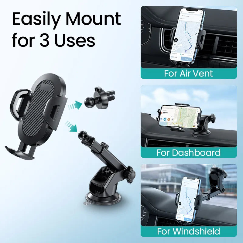 INIU Sucker Car Phone Holder Mount Stand GPS Telefon Mobile Cell Support For iPhone 13 12 11 Pro Max X 7 8 Xiaomi Huawei Samsung