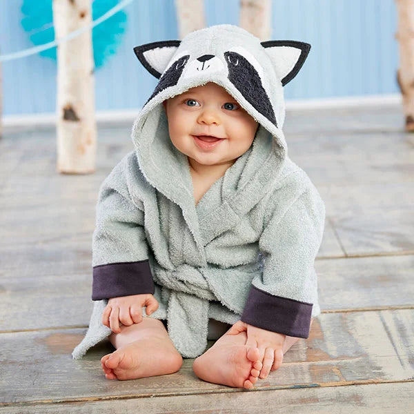Unicorn puppy dog cow Baby bathrobe Pure cotton with hood bathrobe Beach bath towel/Rat mice Spa Robe Infant Ponchos