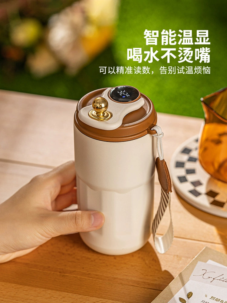 Modern Housewife Coffee Thermos Cup Girl 2024 New Arrival Good-looking 316 Stainless Steel Portable Convenient Water Cup