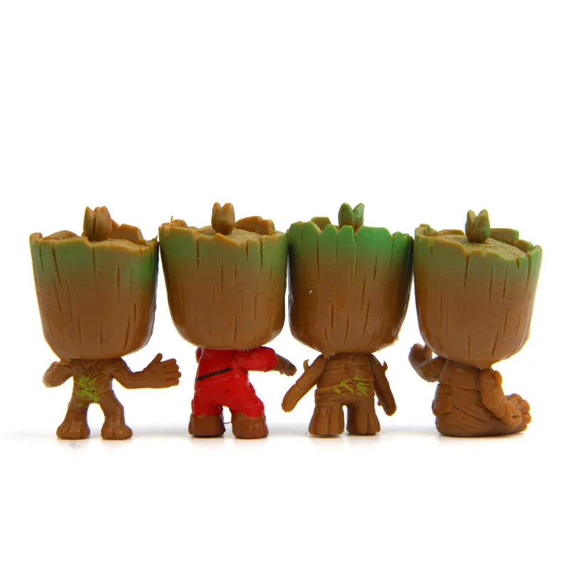 Disney Marvel Baby Groot Keychain Boy Girl Guardians of The Galaxy Groot Keychain Backpack Pendant Tree Cartoon Figure Toy Gift