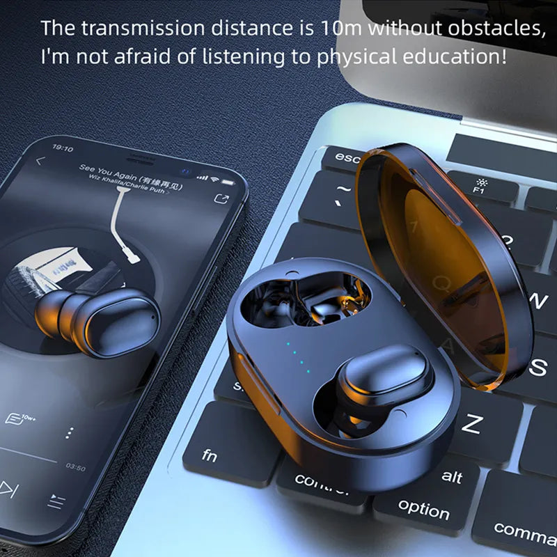 Bluetooth Wireless Earphone HiFi 5.1 Bluetooth IPX4 True Wireless Sport Headset With Portable charging cabin
