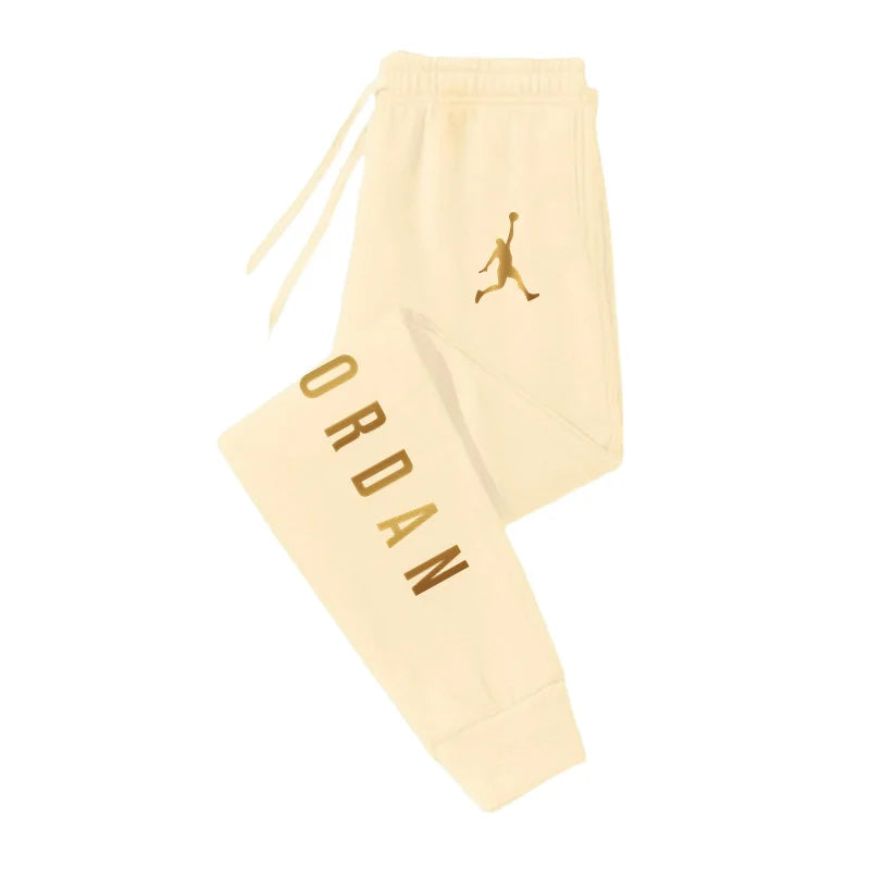 Men Long Pants Autumn and Winter Mens Casual Fleece Sweatpants Soft Sports Pants Jogging Pants 4 Colors