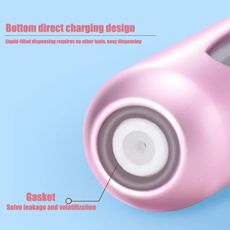 5ml 6ml 8ml Bottom-Filling Pump Perfume Bottle Portable Travel Refillable Spray Bottle Mini Empty Cosmetic Containers