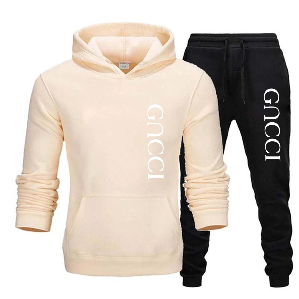 Fashion 2 Piece Women Set Autumn Winter Jogging Sports Suits Sets Sweatsuits Hoodies and Athletic Pants Clothing