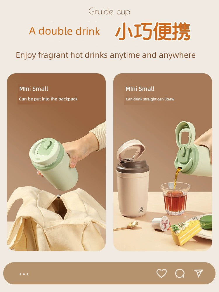 Mongdio Auto Stirring Cup Electric Coffee Cup New Arrival Automatic Magnetic Mixing Cup Soybean Milk Rotating Cup
