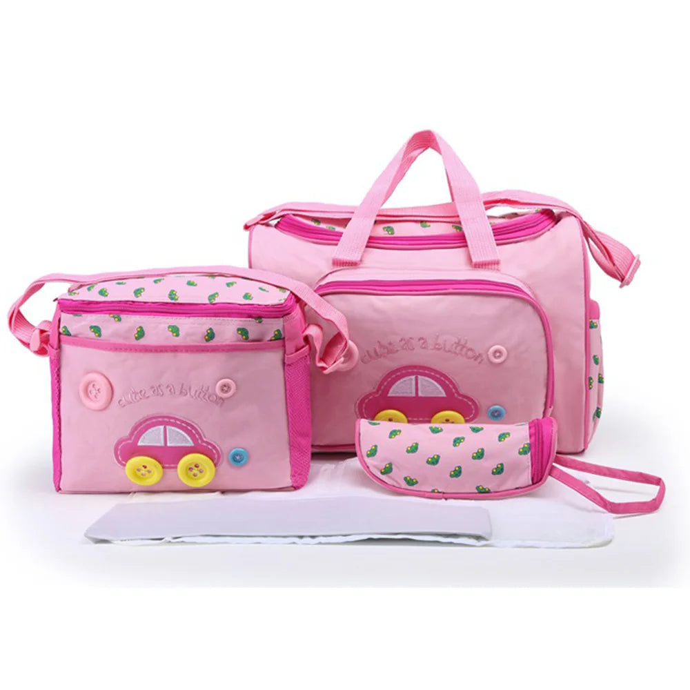 3PCS/SET Baby Nappy Bag Fashion Women Travel Handbag for Baby Nursing Mummy Maternity Bag 3 Colors