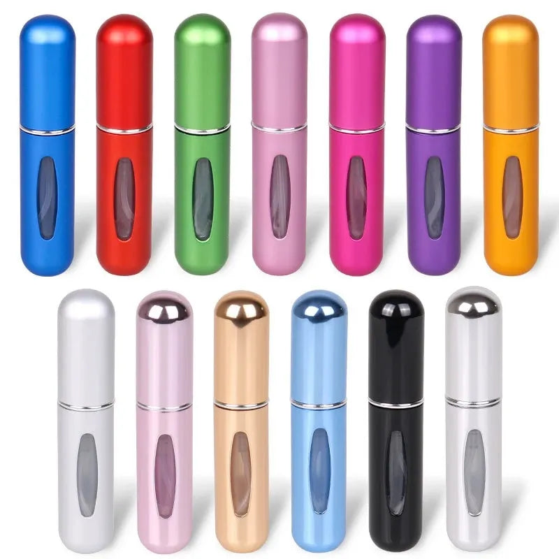 5ml 6ml 8ml Bottom-Filling Pump Perfume Bottle Portable Travel Refillable Spray Bottle Mini Empty Cosmetic Containers