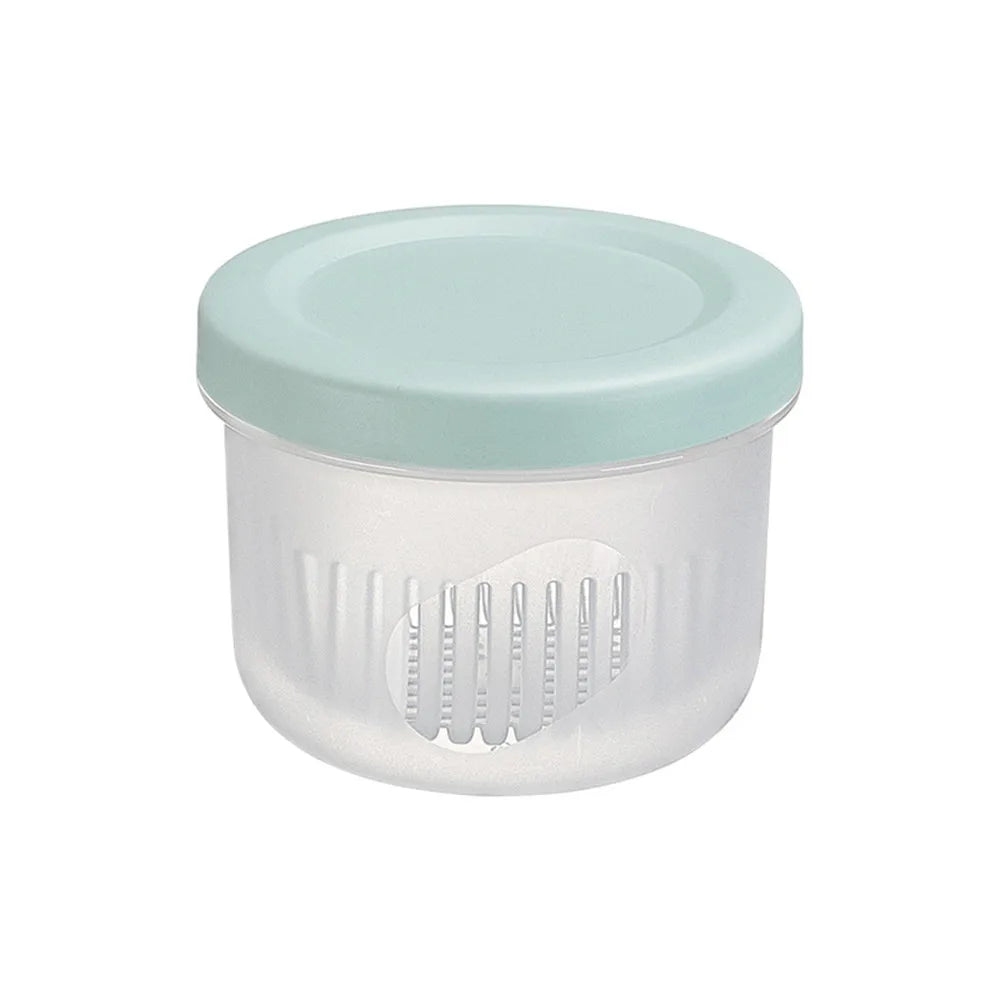 Kitchen tool Plastic Storage Box Fresh-Keeping Box Refrigerator Fruit Vegetable Drain Crisper Kitchen Storage Containers