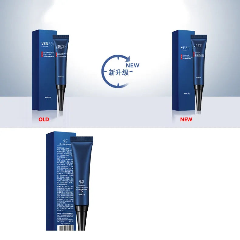 1-6Pcs Improves Repairing Dark Circles Men Eye Cream for Eye Care Gentle Moisturizing Fades Lines with Nicotinamide