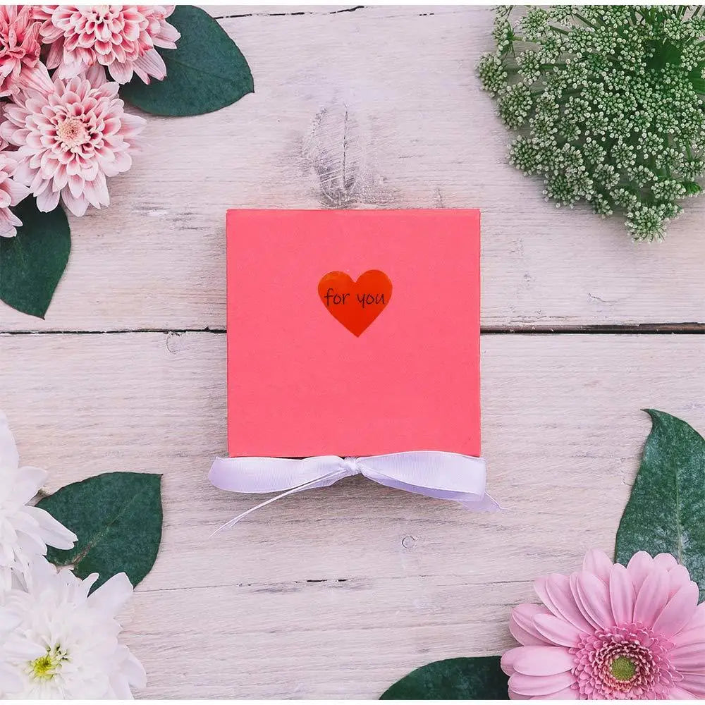 500Pcs/Roll Heart Sticker Valentines Day Decoration Candy Bag Seal Sticker Birthday Party Gift Packaging Cute Stationery Sticker