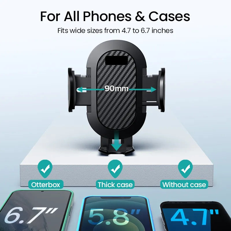 INIU Sucker Car Phone Holder Mount Stand GPS Telefon Mobile Cell Support For iPhone 13 12 11 Pro Max X 7 8 Xiaomi Huawei Samsung