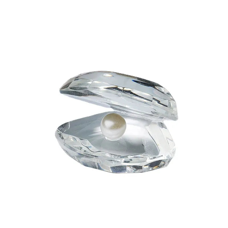 Valentines Day Gift Crystal Pearl Clam Wedding Gifts for Guests Girlfriend Boyfriend Baby Souvenirs Bridesmaid Gift Party Favors