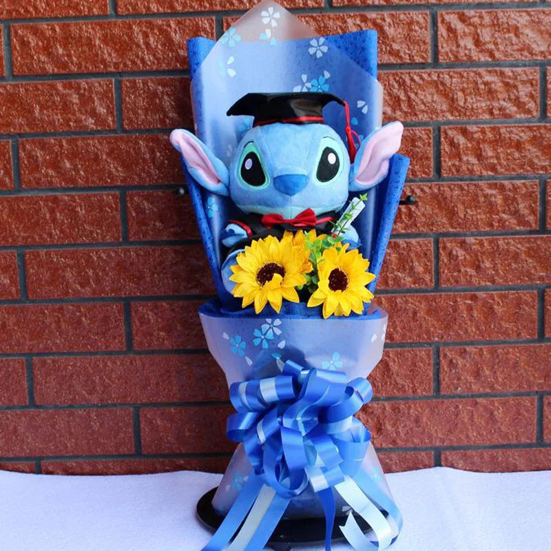 New Stitch Plush Toys Anime  Stitch Soft Stuffed Animal Dolls Kawaii Stich Plush bouquets For Kids Birthday Gifts No box