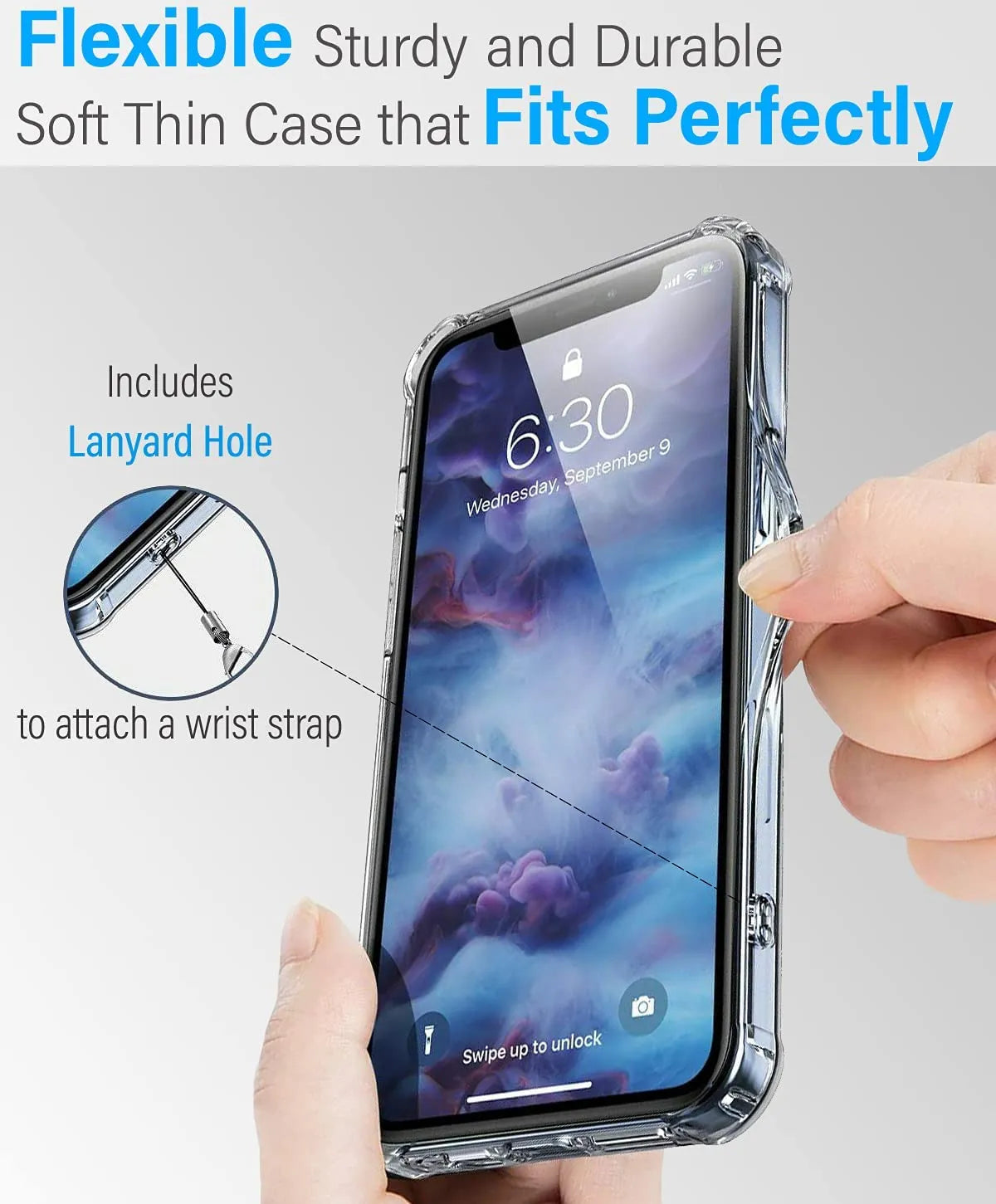 Clear Shockproof Phone Case For iPhone 15 13 12 11 Pro Max XS Max X XR 8 7 6 6S Plus SE 2020 12 13 14 Mini Silicone Case Cover