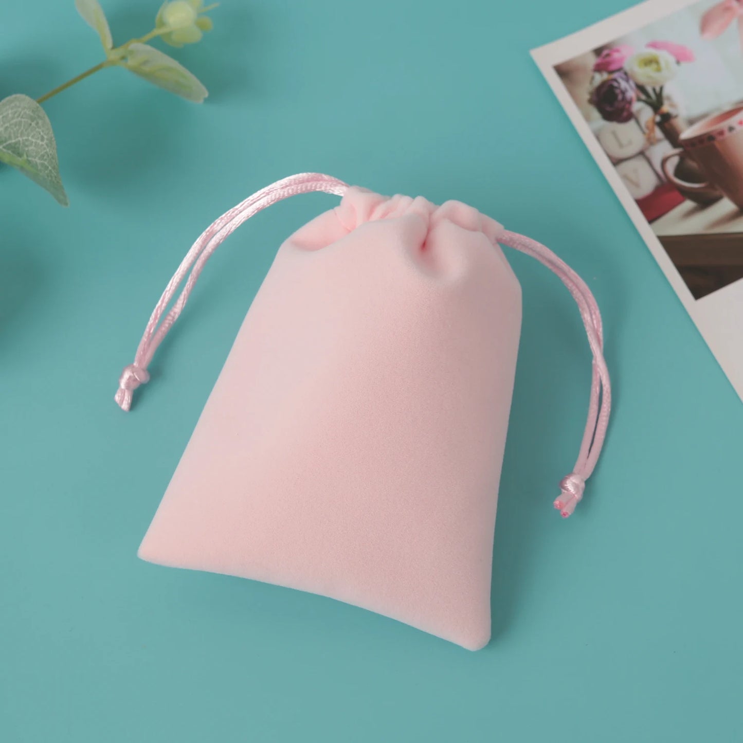 50Pcs Jewelry Packaging Pouches Velvet Drawstring Gift Bag for Wedding Christmas Party Decoration Eyelashes Makeup Storage Bags