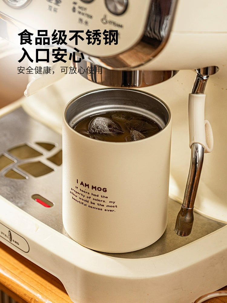 Modern Housewife Mog Series Vacuum Cup for Girls Good-looking Coffee Cup Portable Portable Portable Stainless Steel Water Cup