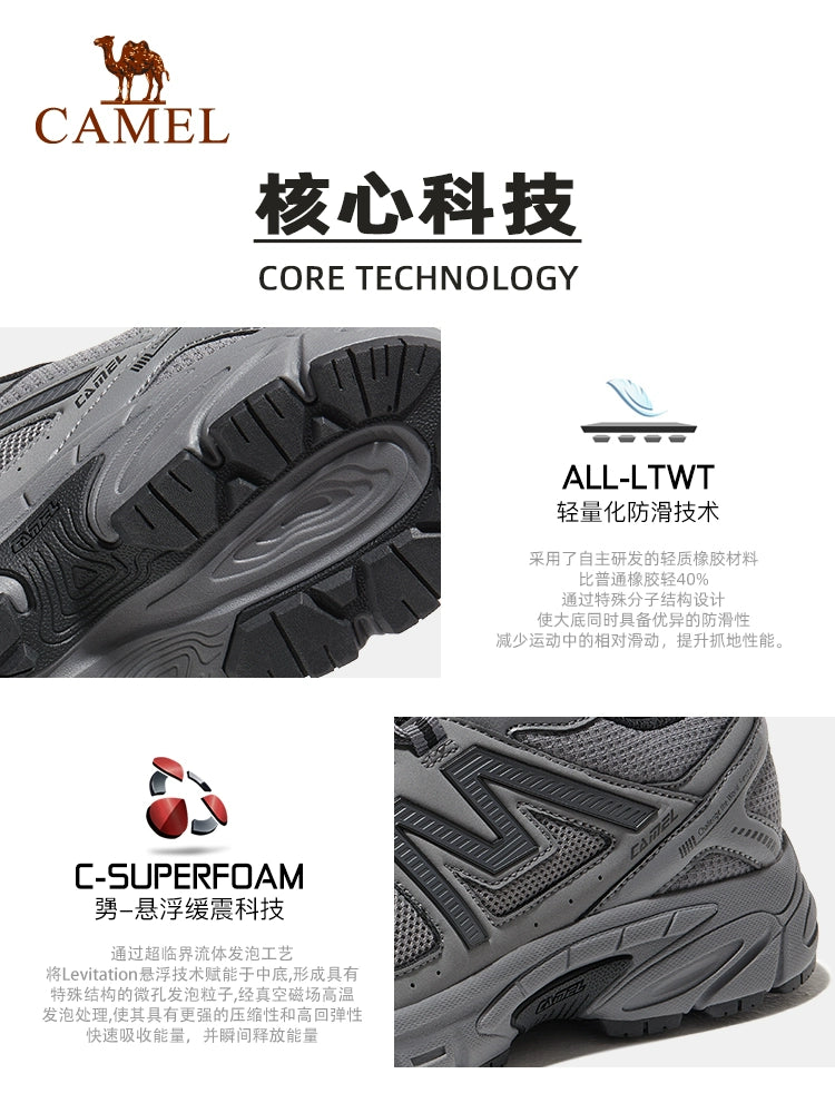 Camel Light Shadow Autumn and Winter Leisure Female Sneaker