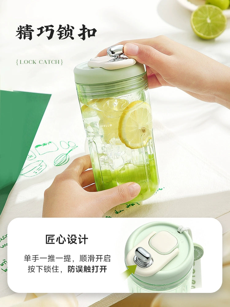 Creature Coffee Cup Girls Good-looking Portable Summer Tritan Plastic Traveling New Arrival 2024 Cup