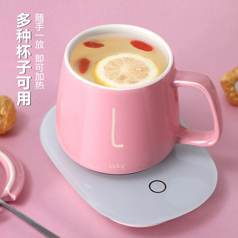 With Cover Spoon Warmer Warm Cup Heated Milk
