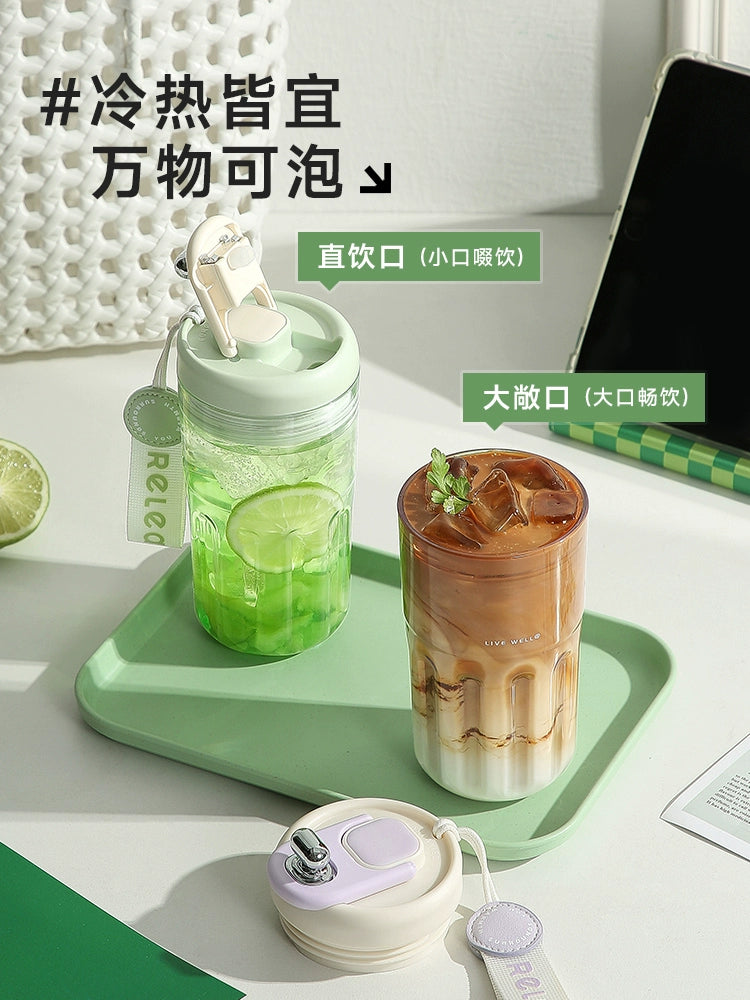 Creature Coffee Cup Girls Good-looking Portable Summer Tritan Plastic Traveling New Arrival 2024 Cup