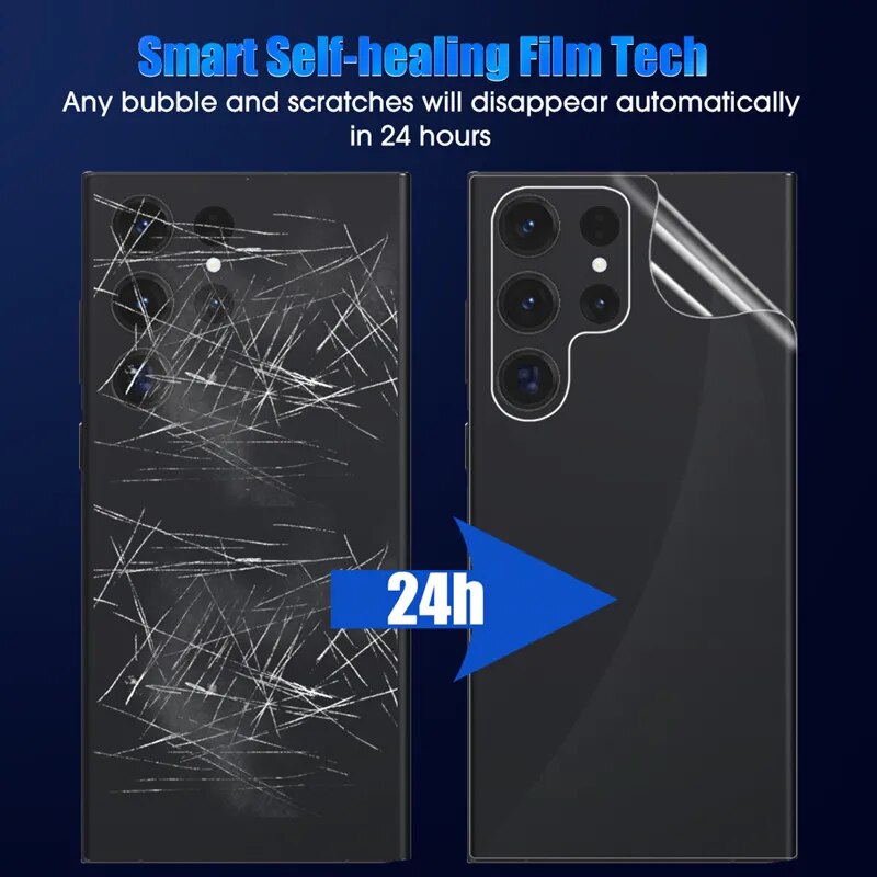 4PCS Hydrogel Film for Samsung S22 S21 S23 Ultra S10 S9 Plus S20 FE Screen Protector for Galaxy Note 20Ultra Back Film Not-Glass
