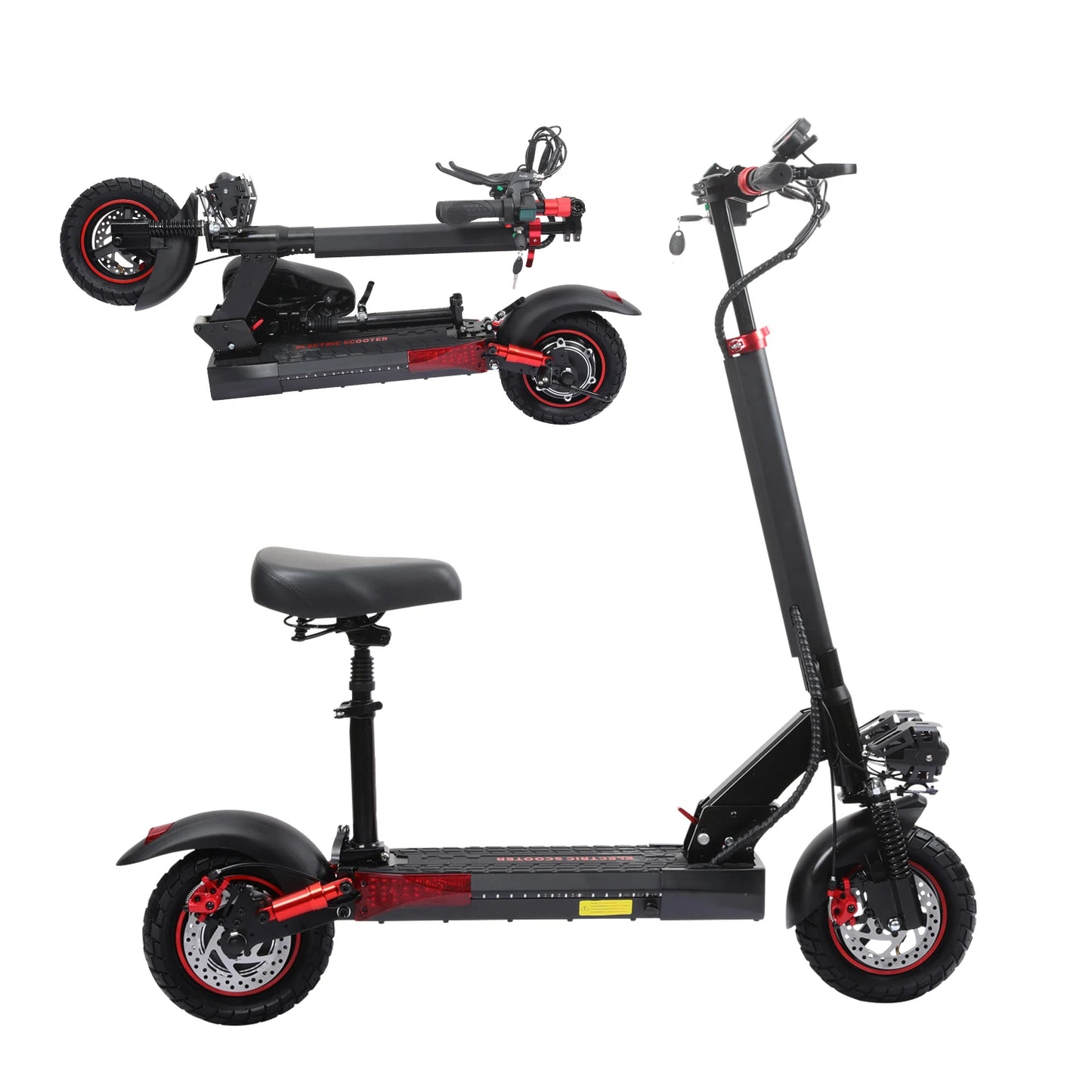 FREEBOY J11PLUS/J11MAX/J01 1200/800W Off-road Electric Scooter with Seat, 1-year Quality Guarantee Foldable Commuting E-scooter