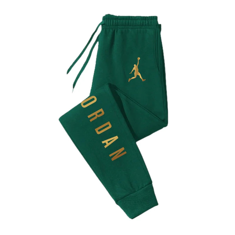 Men Long Pants Autumn and Winter Mens Casual Fleece Sweatpants Soft Sports Pants Jogging Pants 4 Colors