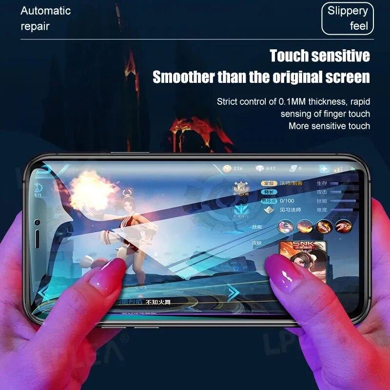 Hydrogel Film for IPhone 12 13 Pro Max Mini Screen Protectors for IPhone 11 14 Pro XS Max XR X 6 7 8 Plus SE Back Film Not Glass