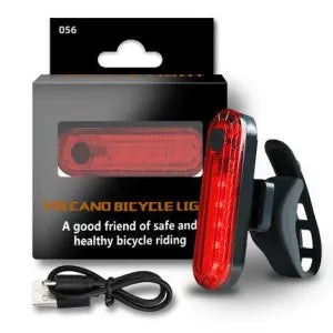 15LED Bike Light with 120DB Bell, USB Rechargeable Bicycle Headlight, 18650 Battery & Handlebar Mount, Waterproof Cycling Gear