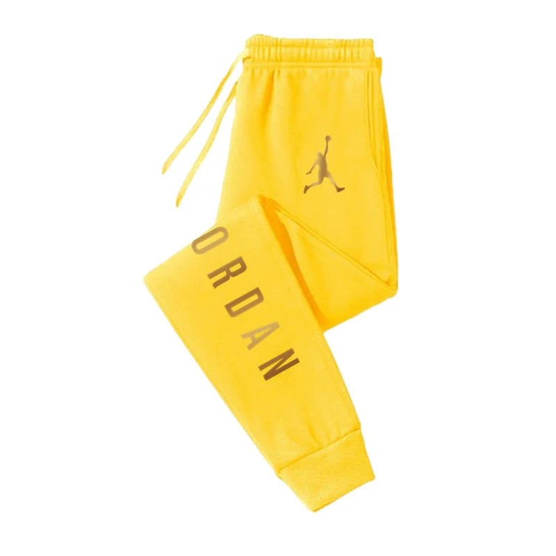 Men Long Pants Autumn and Winter Mens Casual Fleece Sweatpants Soft Sports Pants Jogging Pants 4 Colors
