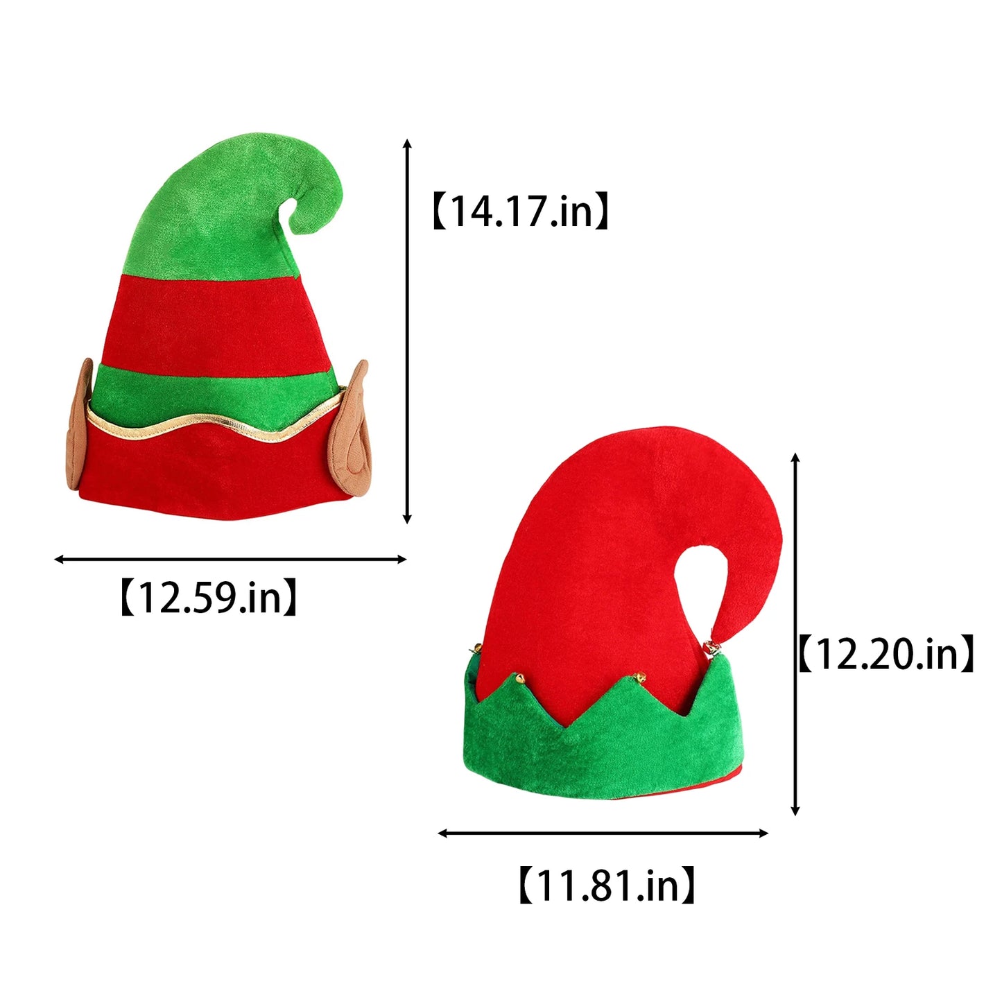 Christmas Atmosphere Christmas Fashionable Hat Headdress Trouser Leg Hat Christmas Ball New Year Festive Party Supplies Gifts