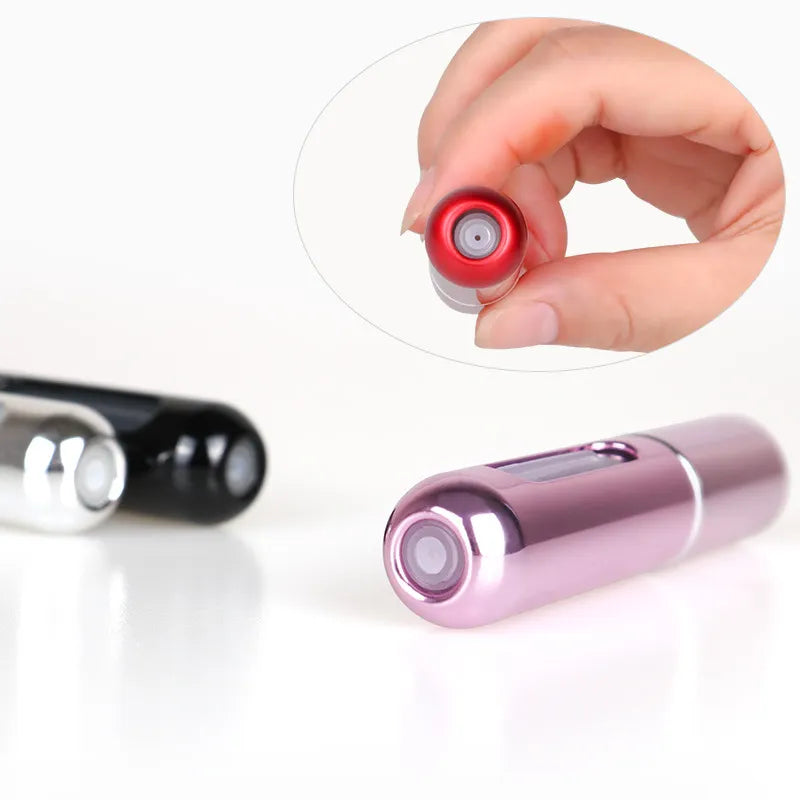 5ml 6ml 8ml  Bottom-Filling Pump Perfume Bottle Portable Travel Refillable Spray Bottle Mini Empty Cosmetic Containers