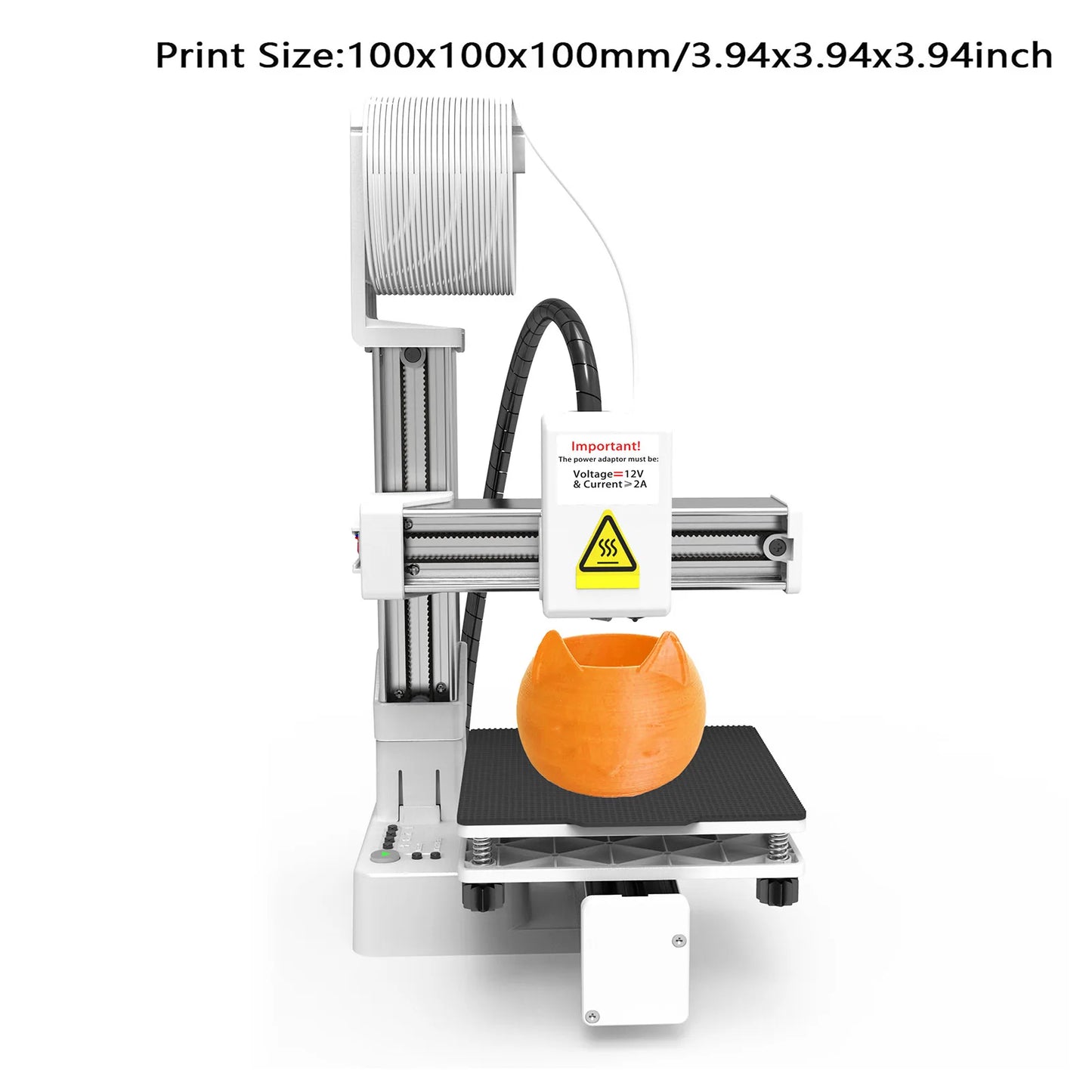 FDM Frequency Division Multiplexing 3D Printer High Accuracy Fast Heating Compact 3D Printing Machine 100x100x100mm