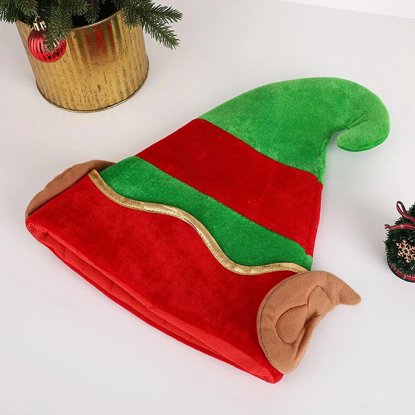 Christmas Atmosphere Christmas Fashionable Hat Headdress Trouser Leg Hat Christmas Ball New Year Festive Party Supplies Gifts