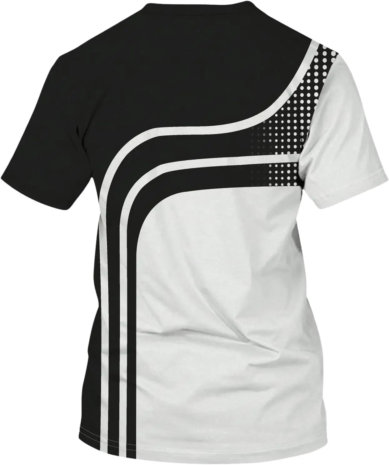 Men's Colorblock Striped Tee Short Sleeve Casual T Shirt Summer new in tops & tees oversized t shirt men's clothing 2024