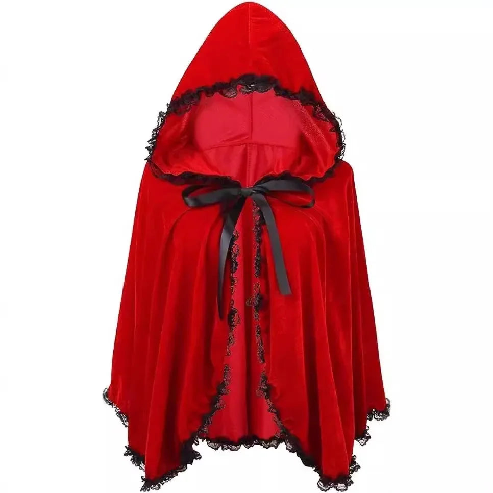 Christmas Clothing Adult Christmas Cloak Cloak Little Red Riding Hood Christmas Cloak Party Stage Performance Clothing