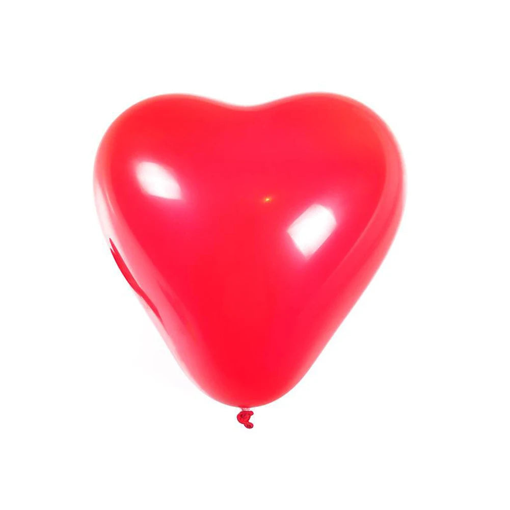 10/30/100pcs Rose Gold Love Heart Shape Foil Balloons Wedding Room Birthday Party Valentine Decorations Air Balls Globos
