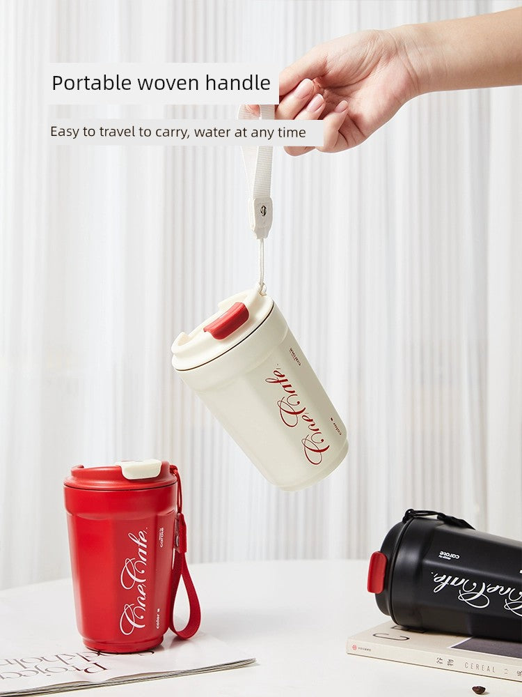 Carote Portable Coffee Cup Vacuum Cup Female New Arrival Portable Cup Stainless Steel Water Cup Male Official Authentic Products Cup