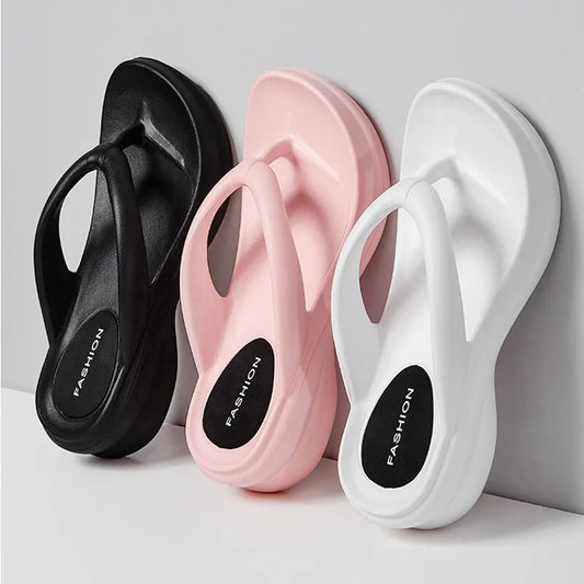 Women Summer Slippers Sand Beach Flip Flops Female Platform Slipper 2023 Outdoor Slides Seaside Sandals Girls Summer Shoes