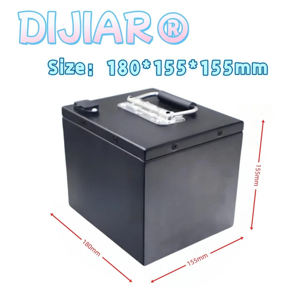 Air express delivery, 72V40AH, 18650 lithium battery, sufficient capacity, strong power, metal shell, suitable for 250-3000W