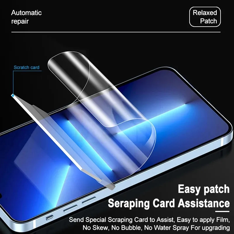 Hydrogel Film for IPhone 12 13 Pro Max Mini Screen Protectors for IPhone 11 14 Pro XS Max XR X 6 7 8 Plus SE Back Film Not Glass