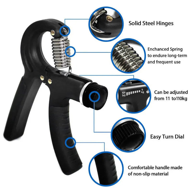 R-shaped spring grip professional wrist strength arm muscle finger rehabilitation training exercise fitness