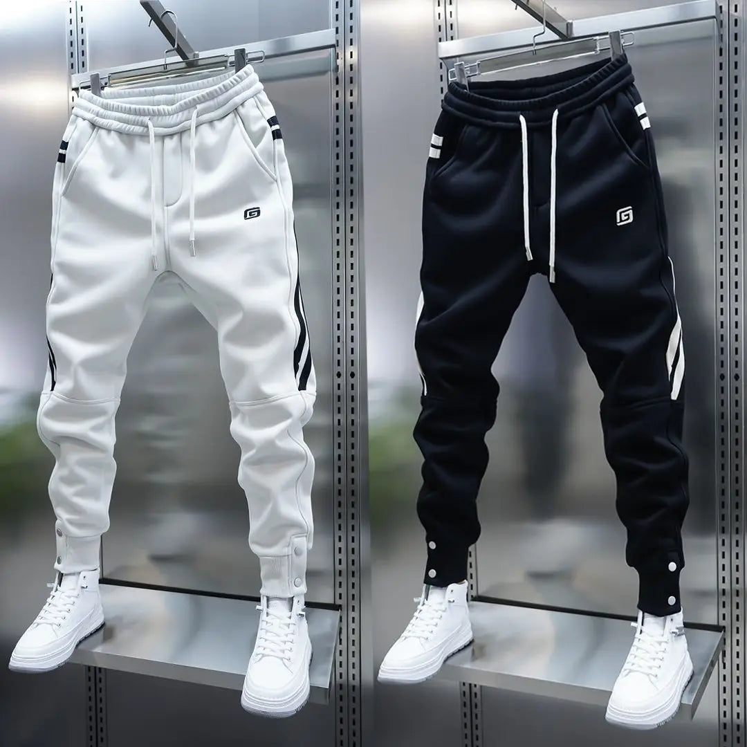 Striped casual harem pants fashion street trousers outdoor jogger sweatpants high quality luxury brand men clothing