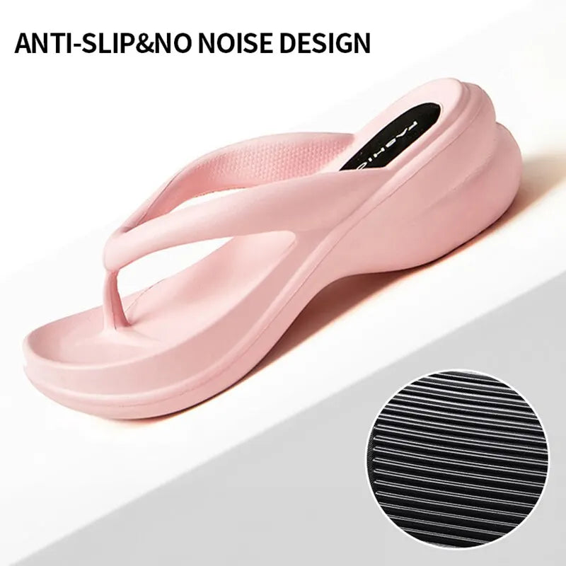Women Summer Slippers Sand Beach Flip Flops Female Platform Slipper 2023 Outdoor Slides Seaside Sandals Girls Summer Shoes