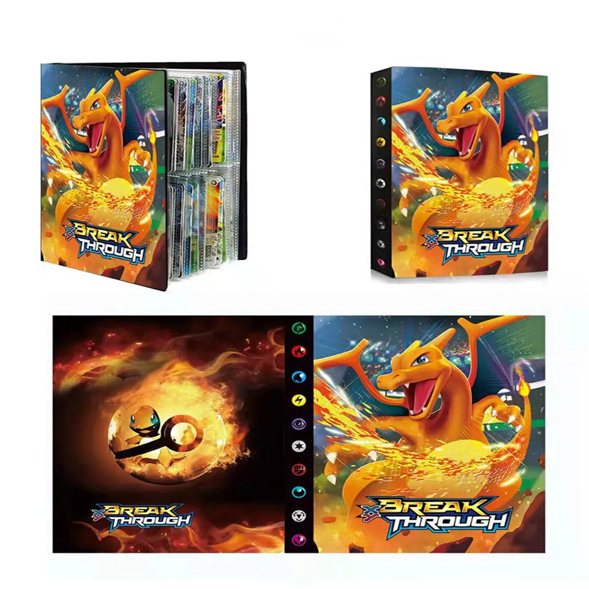 2022 Album Pokemon Cards Album Book Cartoon  Anime New 240PCS Game Card VMAX GX EX Holder Collection Folder Kid Cool Toy Gift