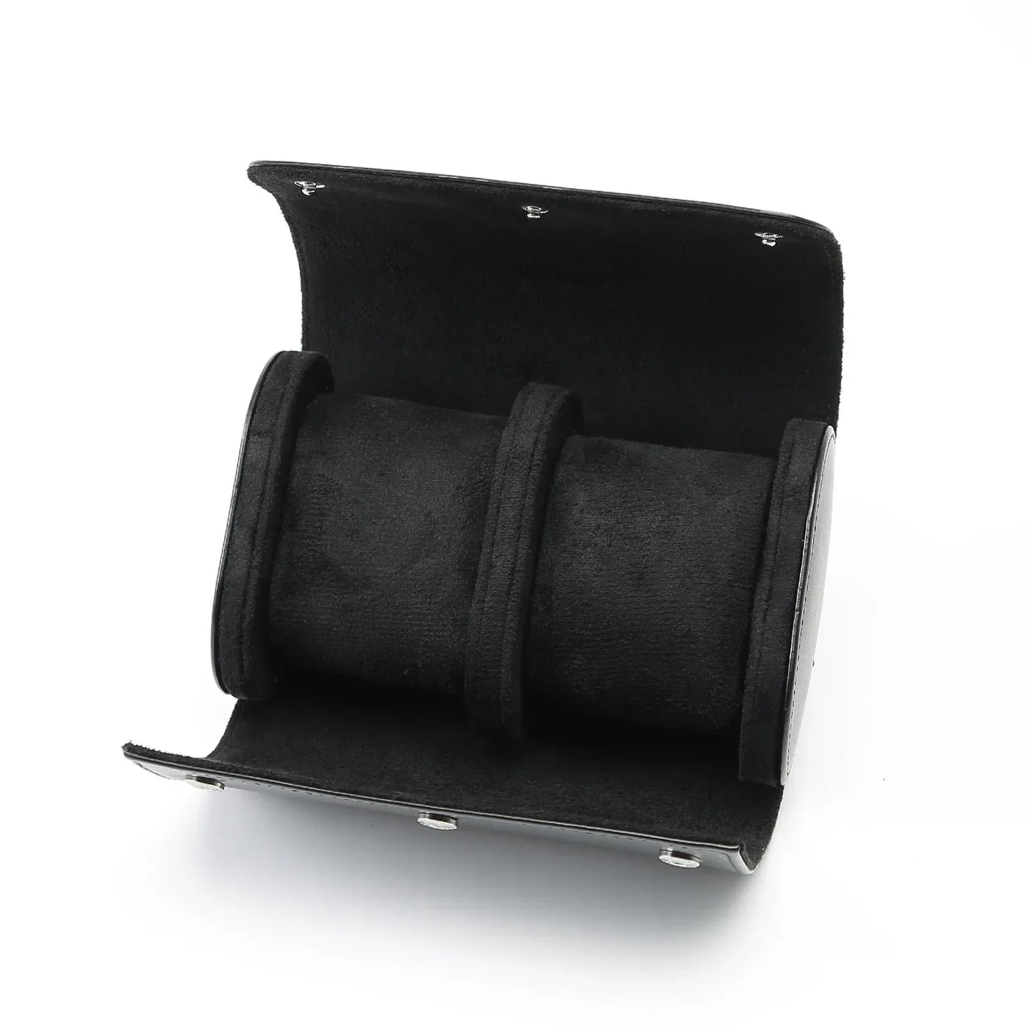 Watch Roll Travel Case for Storage Organizer, Anti-Scratching 3-Digit Watch Box for Men Women Jewelry Necklace Bracelet Display