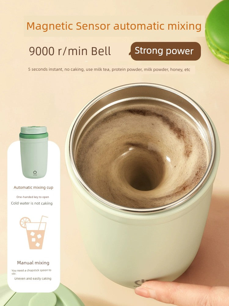 Mongdio Auto Stirring Cup Electric Coffee Cup New Arrival Automatic Magnetic Mixing Cup Soybean Milk Rotating Cup