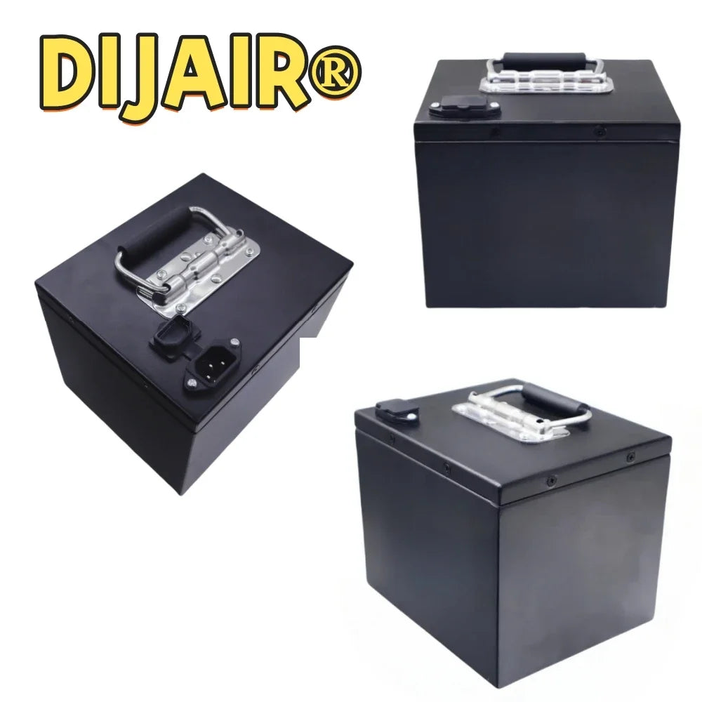 Air express delivery, 72V40AH, 18650 lithium battery, sufficient capacity, strong power, metal shell, suitable for 250-3000W