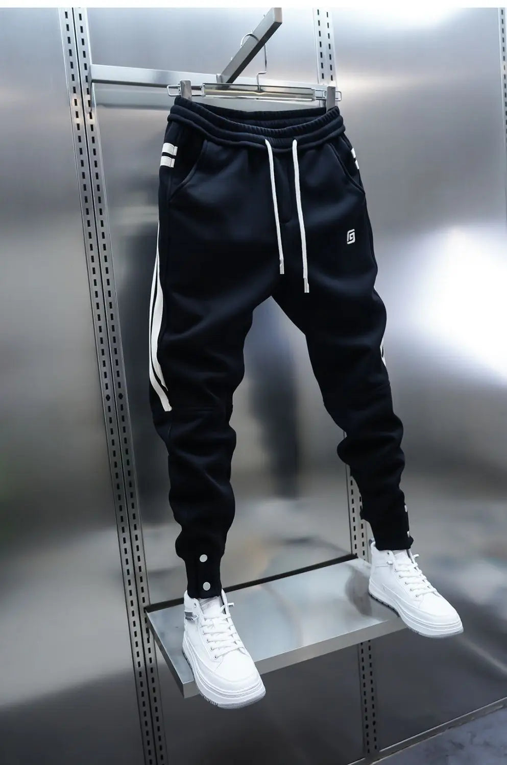 Striped casual harem pants fashion street trousers outdoor jogger sweatpants high quality luxury brand men clothing